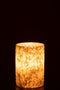 CANDLEHOLDER EZY GLASS WH L