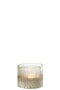CANDLE LED BLACK MEDIUM