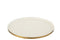 TRAY ROUND MET WH/GD