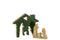 CRECHE HOUSE WOOD GREEN/NAT L