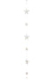 HANGER STARS COT MACHE WH/GD