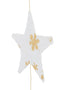 HANGER STARS COT MACHE WH/GD