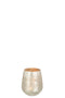 CANDLE HOLD SPARKL GLAS GOL M