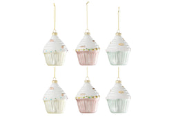 J-Line hanger Cake 2+2+2 - glas - mix - doos van 6