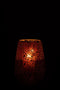 CANDLE HOLDER ALI GLASS BRO L