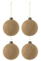 B4 XMAS BAUBLE PEARLS GL GD L