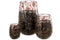J-Line Geurkaars Mia - glas - zwart/mix - large