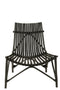 CHAIR RATTAN BLACK