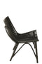 CHAIR RATTAN BLACK