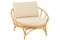 CHAIR+CUSH RATT/TEXTILE NAT/WH