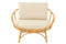 CHAIR+CUSH RATT/TEXTILE NAT/WH