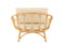 CHAIR+CUSH RATT/TEXTILE NAT/WH