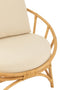 CHAIR+CUSH RATT/TEXTILE NAT/WH
