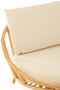 CHAIR+CUSH RATT/TEXTILE NAT/WH