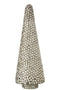 J-Line Kerstboom Blad - glas - zilver