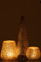 J-Line Kerstboom Blad - glas - zilver