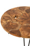J-Line kussen Kreeft - katoen - wit/taupe