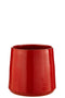 J-Line bloempot Rond - keramiek - rood - large