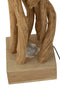 TABLE LAMP INTERTW BRAN WD NAT