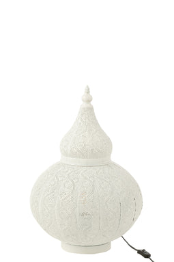 LAMP ALADIN METAL WHIT S