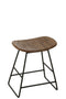 STOOL RECT RECYCLE TEAK NAT S