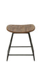 STOOL RECT RECYCLE TEAK NAT S