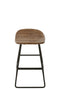 STOOL RECT RECYCLE TEAK NAT S