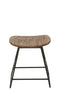 STOOL RECT RECYCLE TEAK NAT S