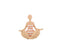 WOMAN YOGA SITTING POLY ORANGE