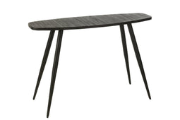 CONSOLE OVAL RECYCLE TEAK BL
