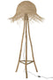 FLOOR LAMP BRANCH RATT/TEA NAT