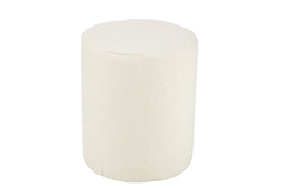 POUF CYLINDER WOOL CREAM