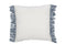 CUSH SEMI-PL WE+FR COT WHI/BLU