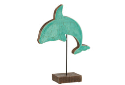 DOLPHIN ON STAND MANGO AZUR L