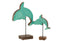 DOLPHIN ON STAND MANGO AZUR L