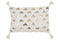 CUSH TUFT TASS COT/SEQ WHI/GO