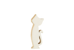 CAT MANGO WOOD WHITE SMALL