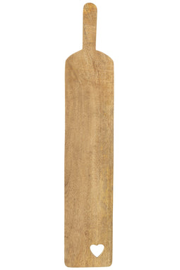 CUTTING BOARD RECTA HEART WO L