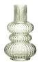 VASE OLGA GLASS L GRN L