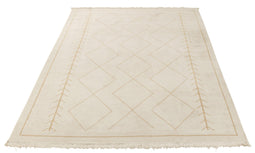 RUG DIAM/ARRO POLY WHI/BEI