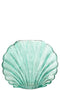 VASE SHELL GLASS AZURE L