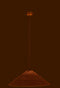 HANGING LAMP HAT MOO GRA NAT S