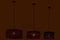S/3 HANG LAMP MOONJ GRA RUST