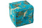POUF CU EXOT ANIM/PLA COT BLU
