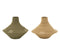 VASE 3 LINES SEAGR GRN/WHI