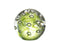 PAPERWEIGHT BUBBLES GL GRN M