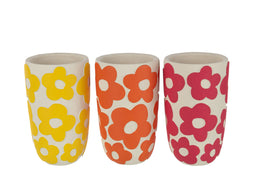 VASE FLOWER CEMENT MIX ASS3