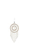 J-Line droomvanger Mandala - hout - wit - small