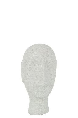 J-Line figuur - cement - wit - large