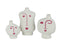 S/3 VASES FACE ABSTRACT PO F/W